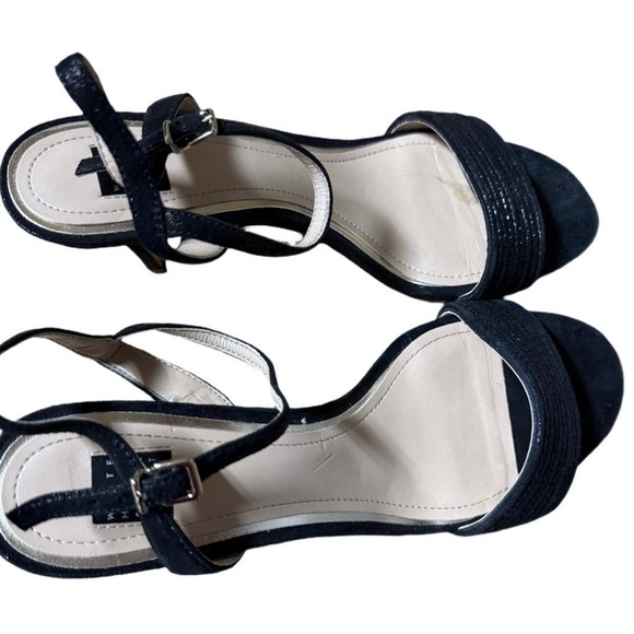 White House Black Market Black Strappy Heels – Size 8 - Picture 6 of 8